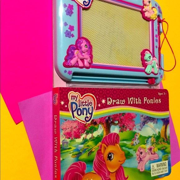 MY LITTLE PONY Draw With Ponies NWT Book & PAD - Picture 15 of 16